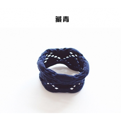Children's high elastic hollow towel colorful hair bands